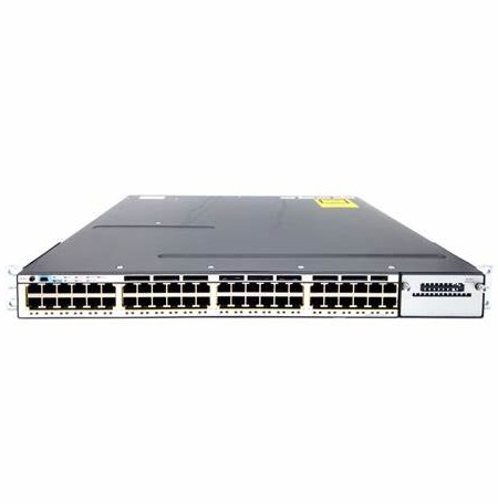 Cisco switch Catalyst WS-C3750G-48PS-S / Managed stackable / IP Base / 48 Port Gigabytes / PoE