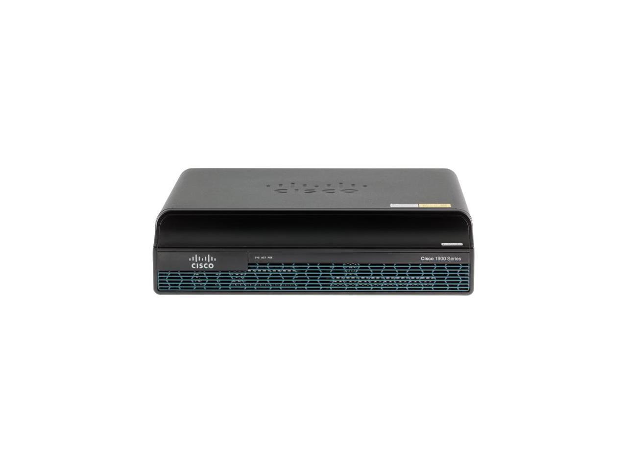 Cisco router 1941 ISR, 2nd Generation router with basic security license includes